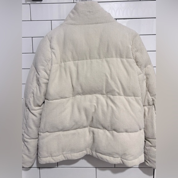 Bohme Colorblock Striped Puffer Corduroy Jacket - Picture 3 of 6